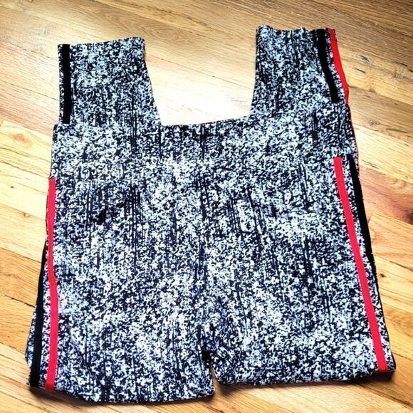 🤸♀️3 for 12🤸♂️ Heathered Leggings with Red Stripe XL - Picture 2 of 2